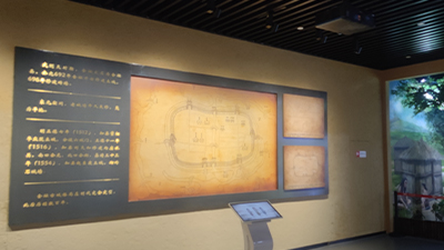 金壇城垣變遷聯(lián)動投影沙盤