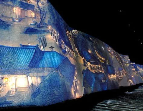 多通道融合創(chuàng)新多媒體異形投影展示