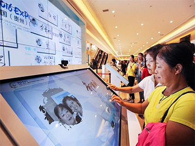 展廳電子拍照留言雙屏互動系統(tǒng)的常見功能