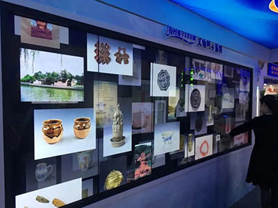 多媒體互動展示墻定制展廳互動魔墻解決方案