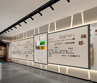 村史大事記互動滑軌屏系統(tǒng)