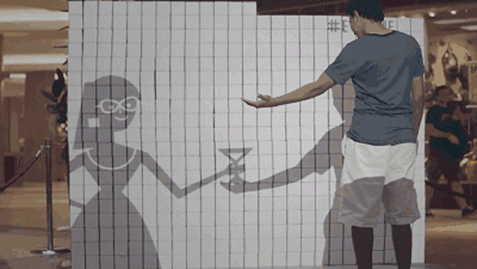 墻面互動(dòng)投影