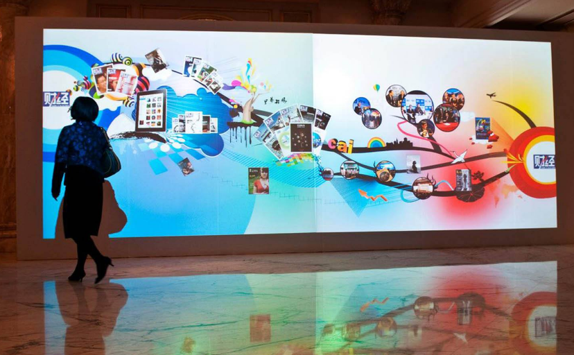 墻面互動(dòng)投影系統(tǒng)