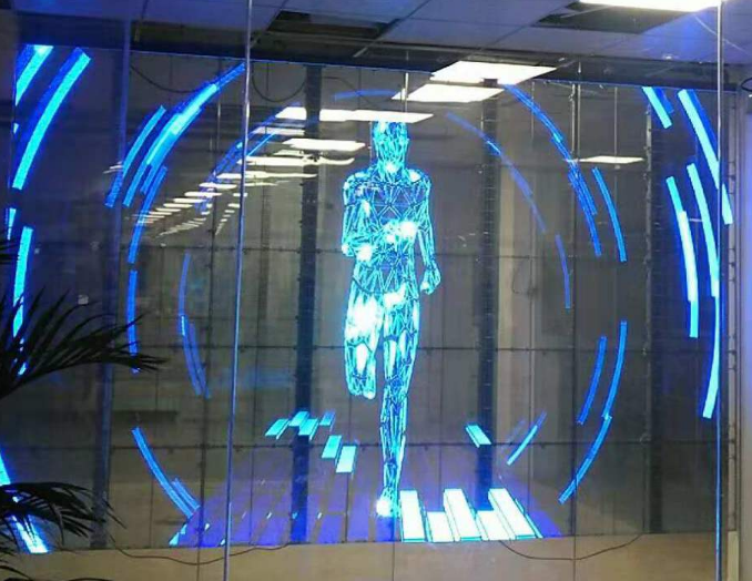 透明屏創(chuàng)意展示