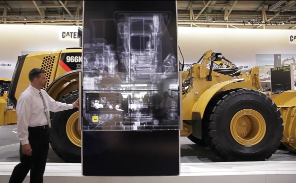 手動(dòng)滑軌屏展示