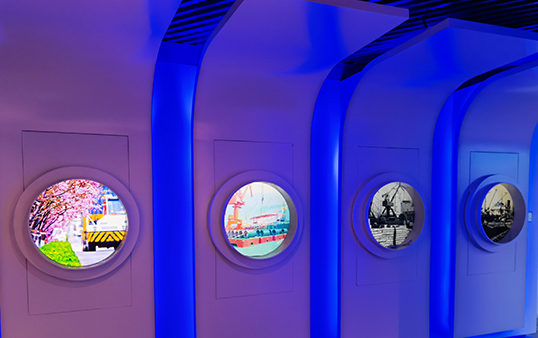 山東港口展館多媒體展項(xiàng)