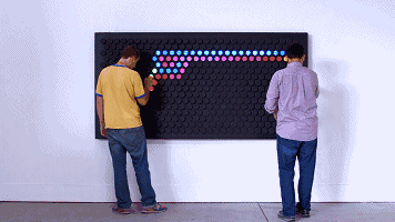 燈光互動(dòng)墻