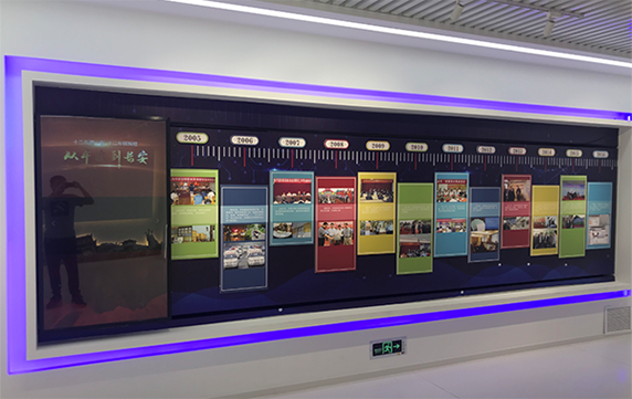 展廳滑軌屏互動(dòng)裝置