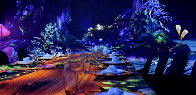 沉浸式光影餐廳