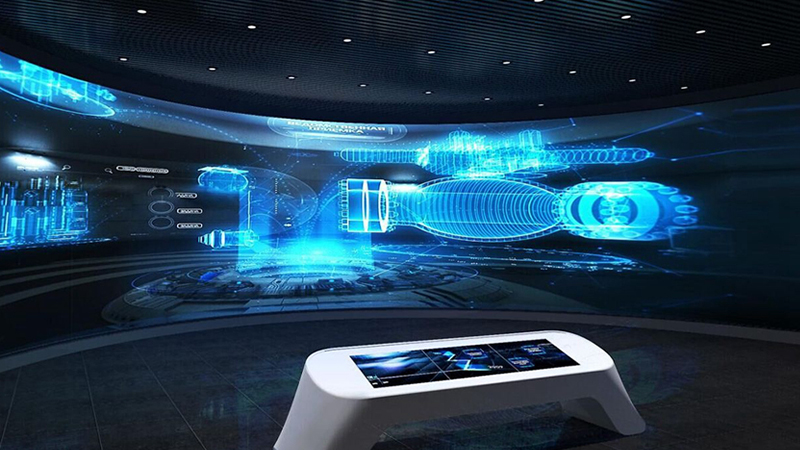 展廳多屏聯(lián)動(dòng)的組成