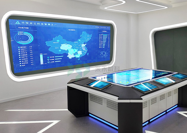 電子沙盤雙屏聯(lián)動展示