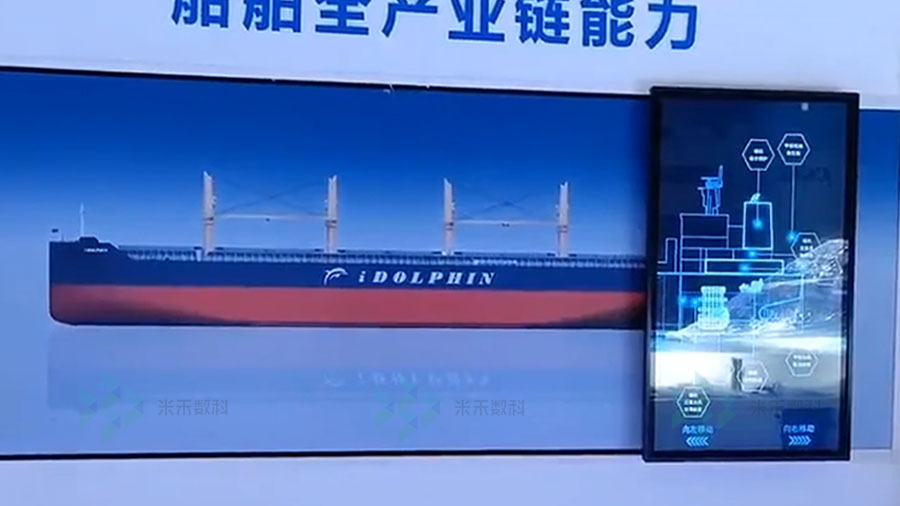 船舶產(chǎn)業(yè)鏈滑軌屏創(chuàng)意展示