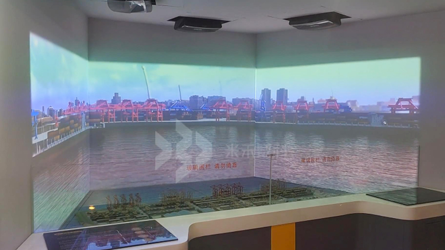 折幕投影數(shù)字沙盤(pán)