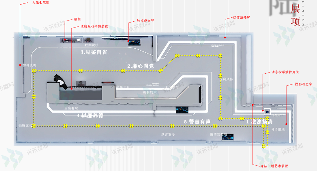 西寧房地產(chǎn)集團(tuán)廉政警示教育中心展廳設(shè)計(jì)圖