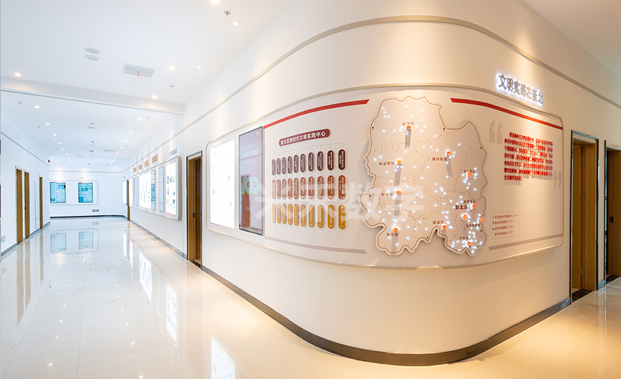 新北區(qū)新時(shí)代文明實(shí)踐中心展廳多媒體系統(tǒng)集成