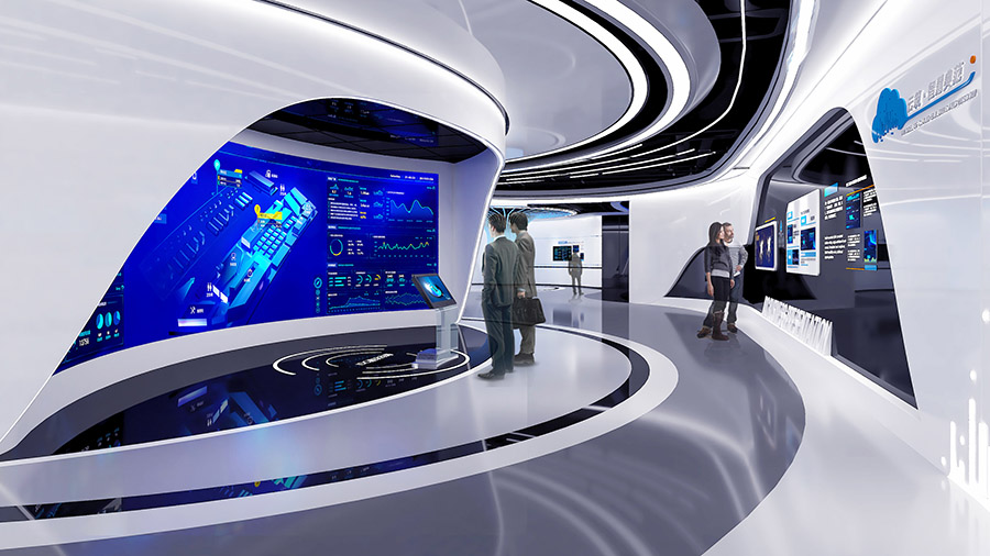 多媒體展廳布展設(shè)計(jì)