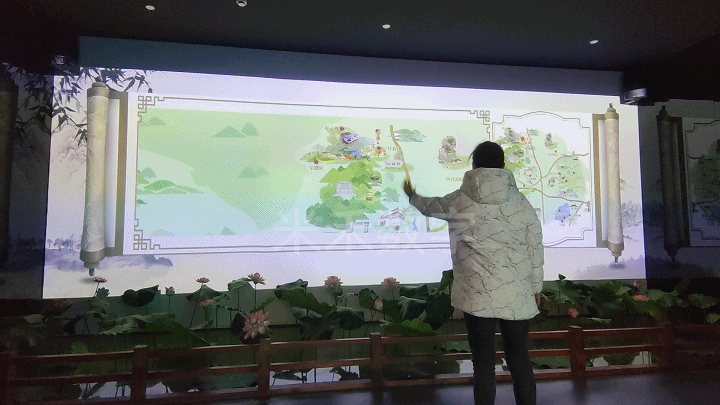 墻面互動(dòng)導(dǎo)覽系統(tǒng)體感播放視頻