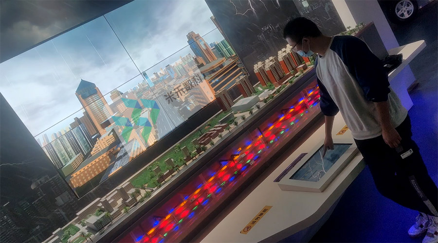 數(shù)字沙盤互動演示系統(tǒng)實拍圖